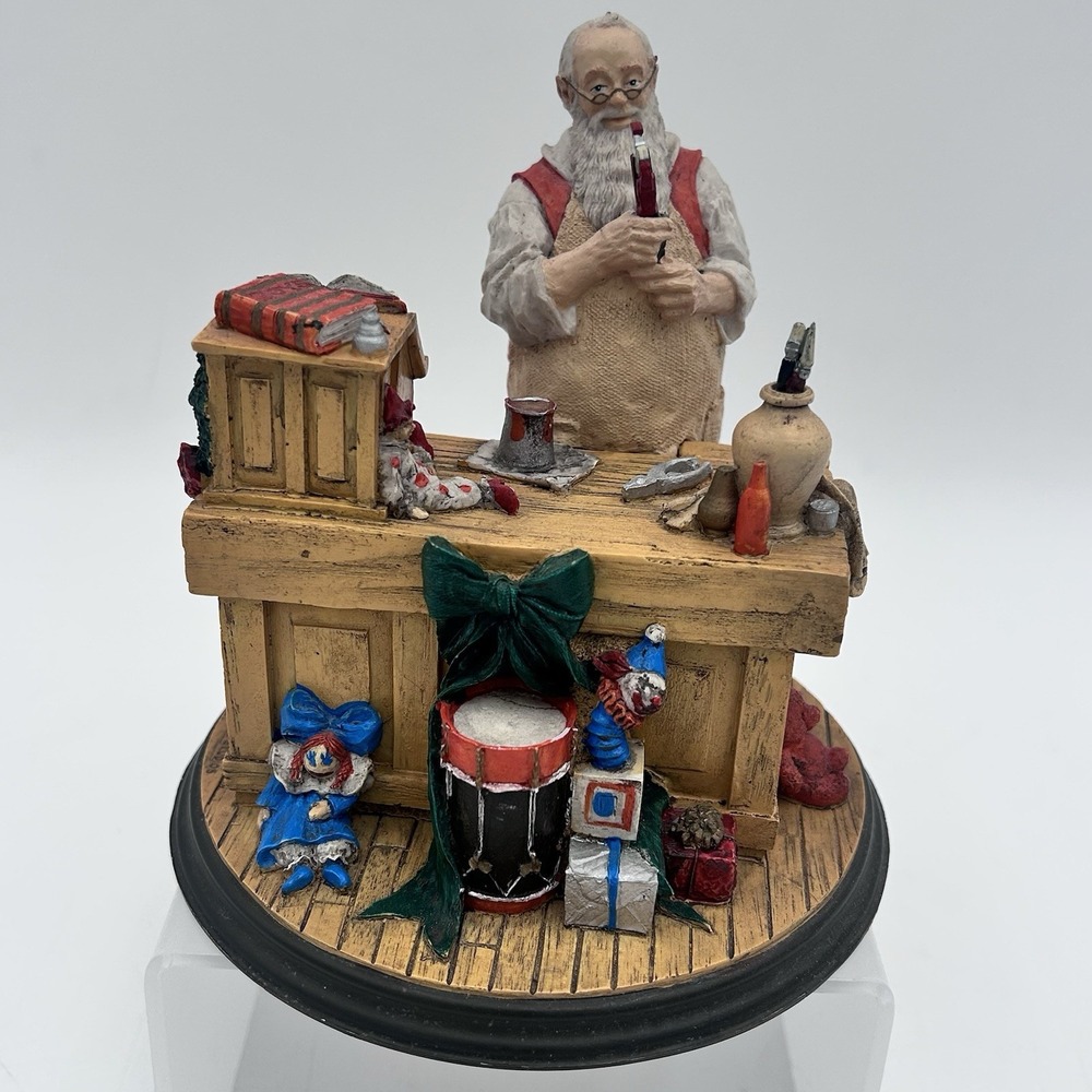 Norman‎ Rockwell Heirloom Santa Collection SANTA'S WORKSHOP Rhodes Studios 1990